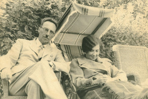 Г.К. Мейстер с женой во время поездки в США. 1936.