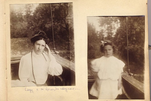 Ева Лясс и ее дочь Наталия. Не позднее 1911 г.